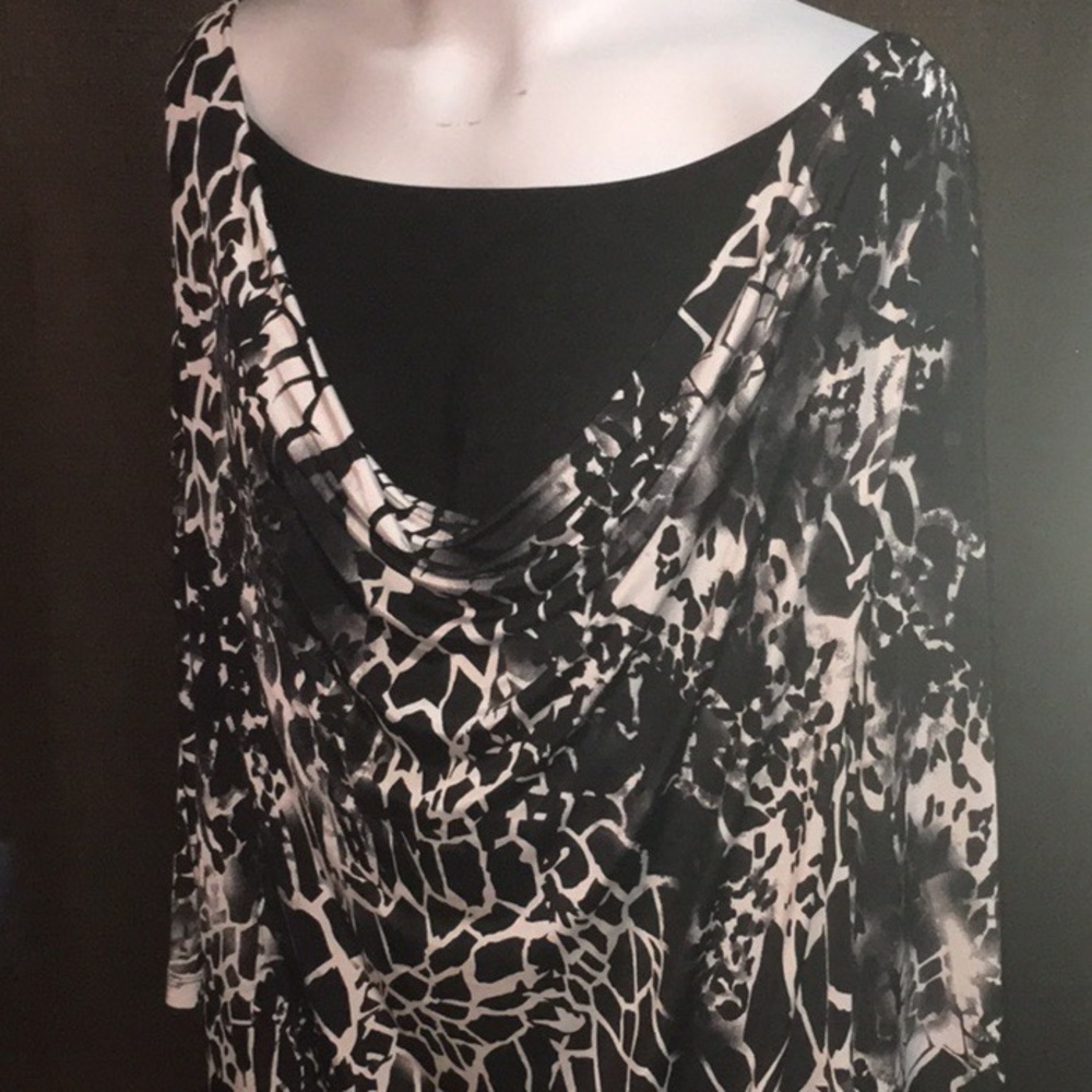 Tunic length blouse